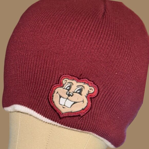 Minnesota Golden Gophers Logo Reversable Gopher Mascot Kniy Beanie Skull Cap - Picture 2 of 4